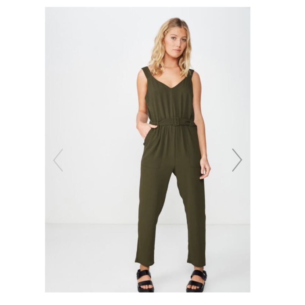 SOLD Woven Jillian Strappy Jumpsuit